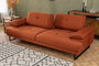 Atelier Del Sofa Sofá-cama 3 Plazas Mustang Naranja Estilo Industrial Hotelero